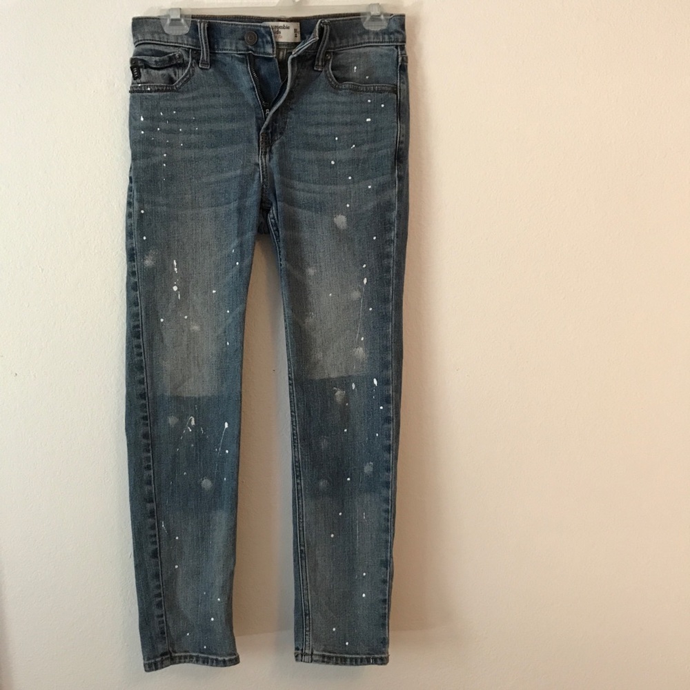 Paint splatter jeans